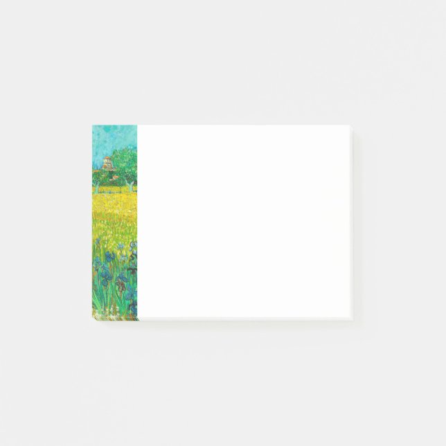 Post-it® Champ Van Gogh avec Irises près d'Arles (Devant)