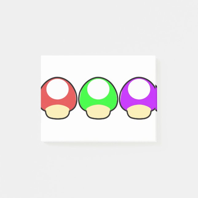 Post-it® Champignons de Videogame (Devant)
