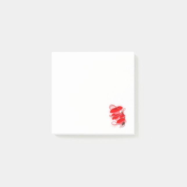 Post-it® Champignons rouges brillants d'huître enchantés (Devant)