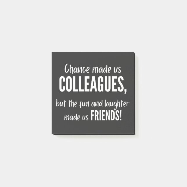 Post-it® Chance made colleagues (Devant)