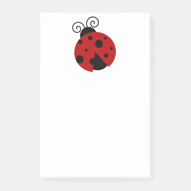 Post-it® Chance soit une coccinelle mignon modèle de dessin (Devant)
