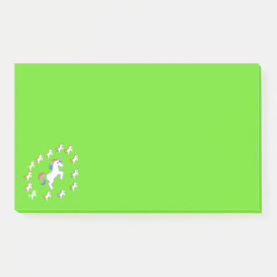 Post-it® Charme de licorne de coin vert citron