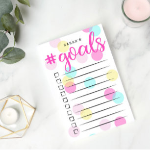 Post-it® Charming Confetti To Do List   Custom Name