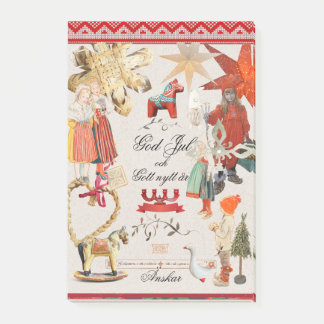 Post-it® Charming Scandinavian Folk Christmas Wallpaper – V