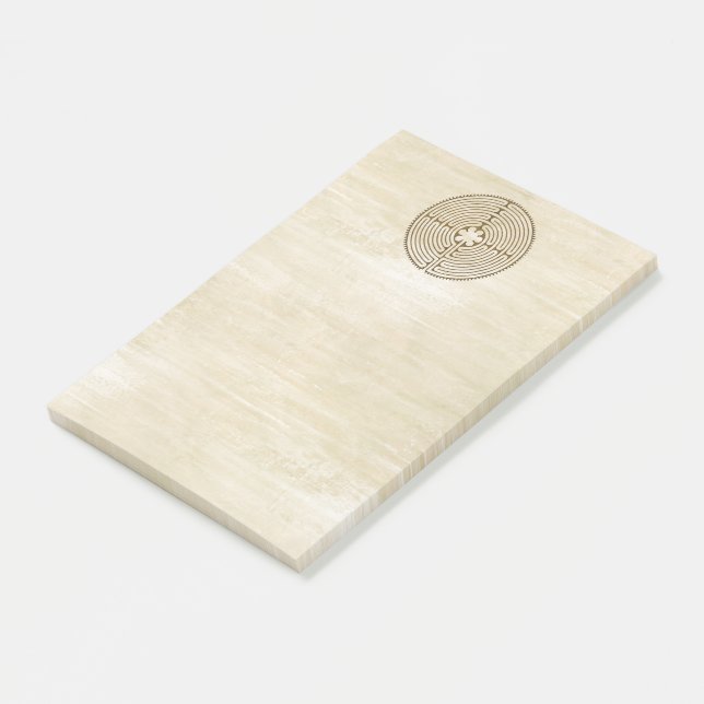Post-it® Chartres Labyrinthe - Symbole spirituel Antique 1 (Incliné)