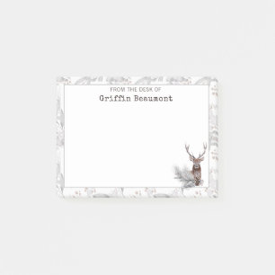 Post-it® Chasse aux cerfs personnalisée sur le bureau de 