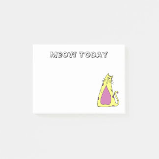 Post-it® Chat de dessin animé fantaisiste