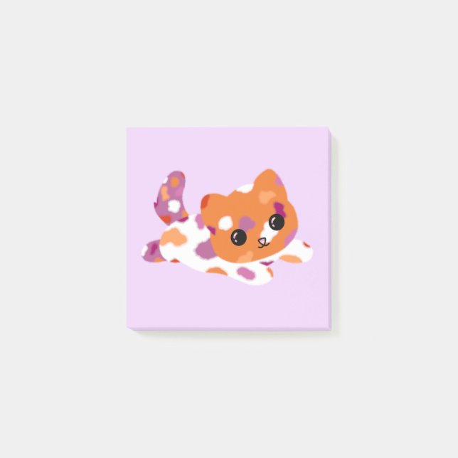 Post-it® Chat de fierté lesbienne (Devant)