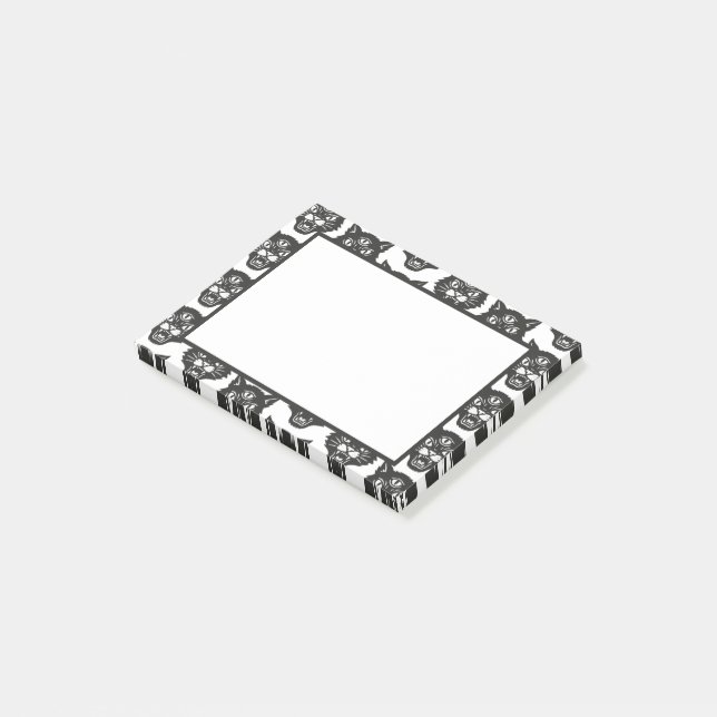 Post-it® Chat en colère (Incliné)