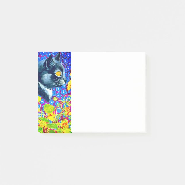 Post-it® Chat en fleurs (Devant)