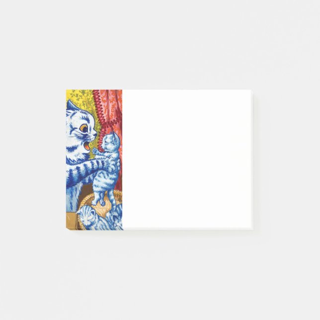 Post-it® Chat et ses chatons (Devant)
