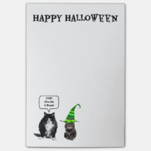 Chat grincheux de Halloween/Courrier--Notes