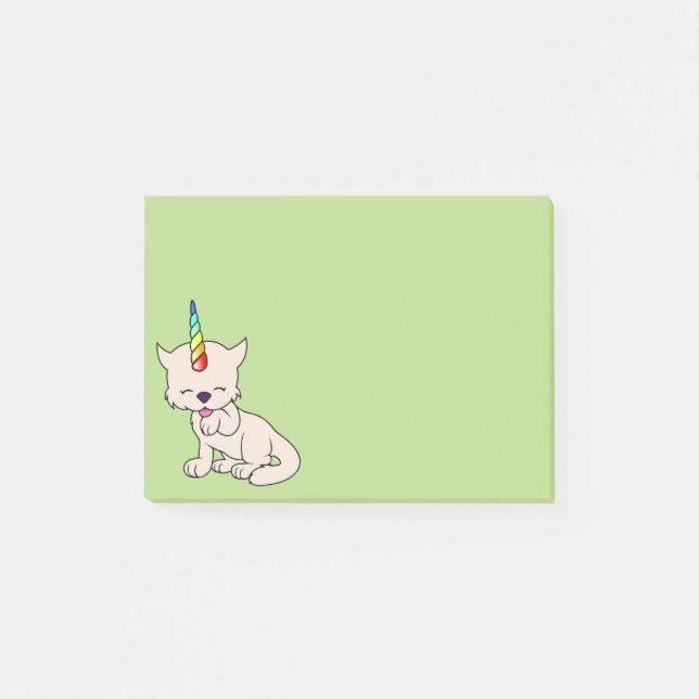 Post-it® Chat magique = Kittycorn de licorne (Devant)