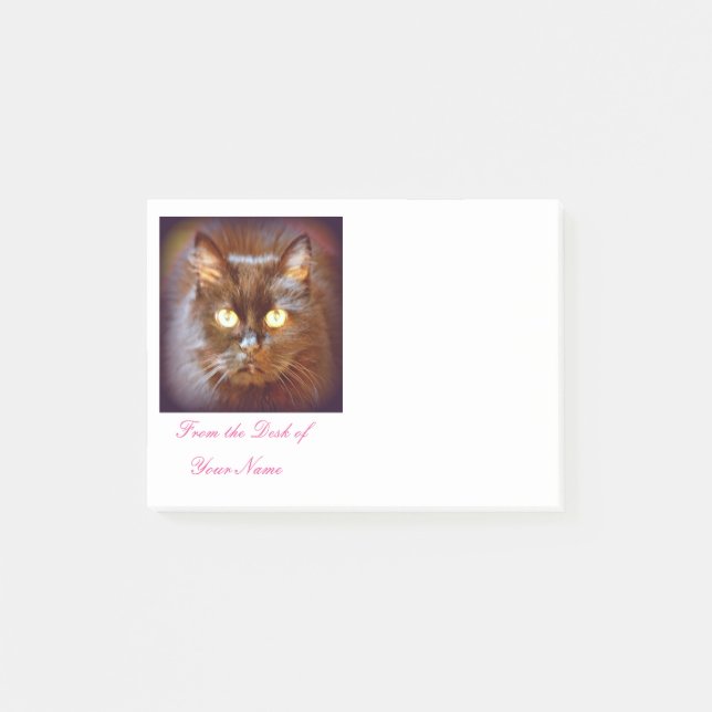 Post-it® chat noir (Devant)