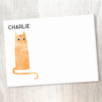Chat orange personnalisé
