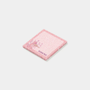 Post-it® Chat rose avec notes de violon