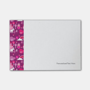 Post-it® château de princesse et arc-en-ciel unicorne