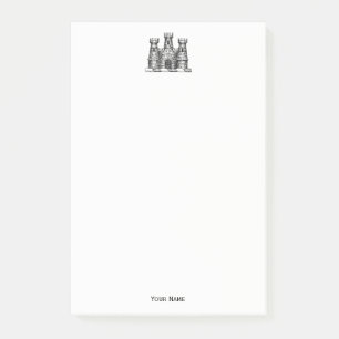 Post-it® Château héraldique vintage Emblem Armoiries Crest