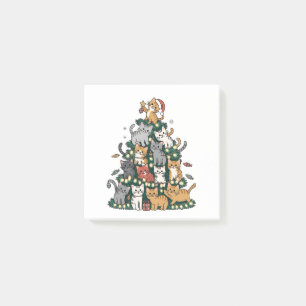 Post-it® Chaton drôle Arbre de Noël Chat Animal Familier Am