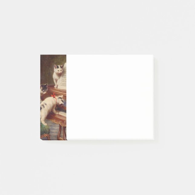 Post-it® Chatons et piano (Devant)