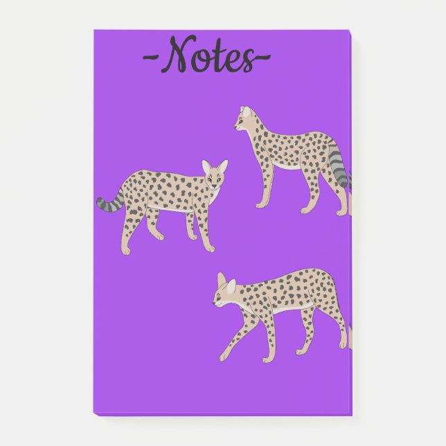 Post-it® Chats Serval (Devant)