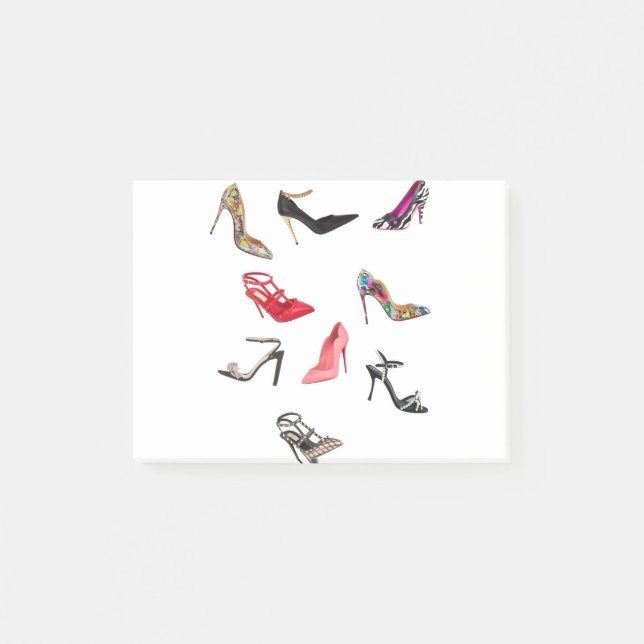 Post-it® Chaussures à talons hauts Stilettos Collage Ladies (Devant)