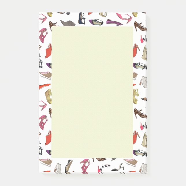 Post-it® Chaussures tendance Post-it notes (Devant)
