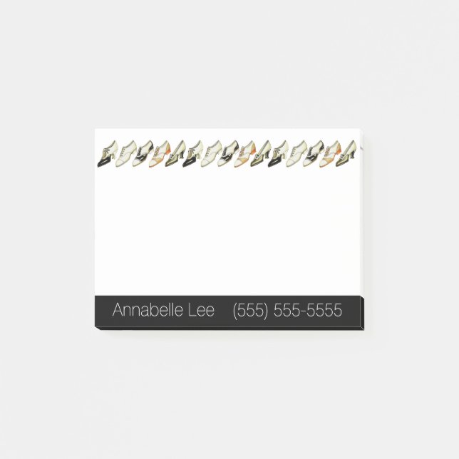 Post-it® Chaussures vintages (Devant)