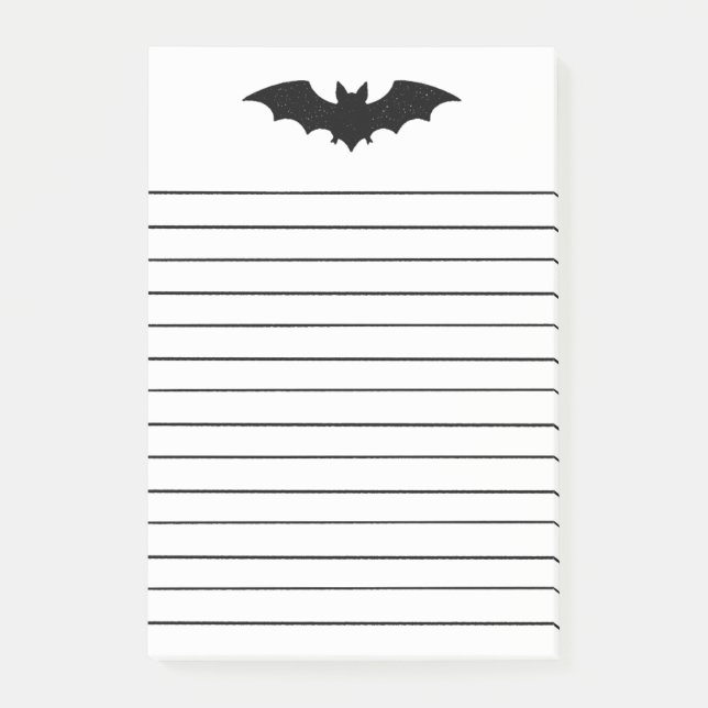 Post-it® Chauve-souris (Devant)