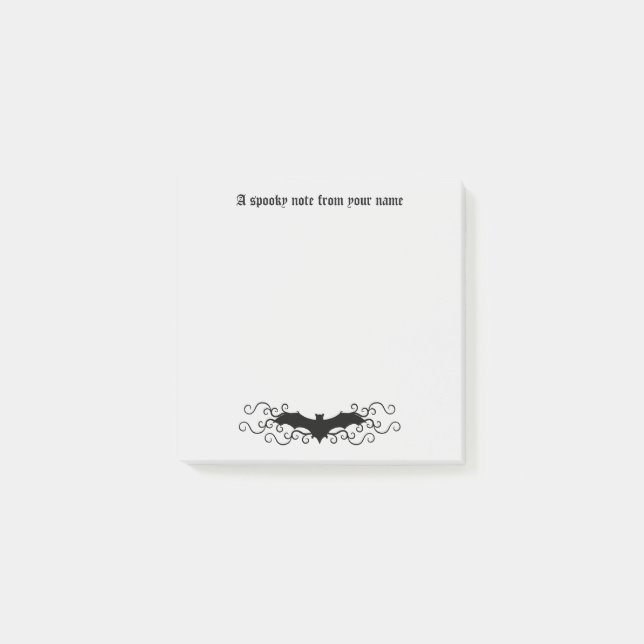 Post-it® Chauve-souris gothique victorienne (Devant)
