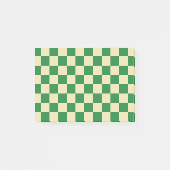 Post-it® Checkered Dark (Devant)
