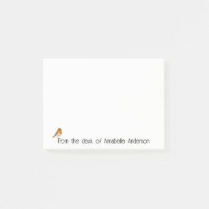 Post-it® Cheery Robin Personnaliser les notes