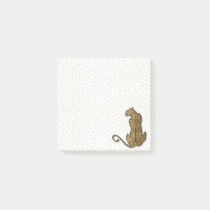 Post-it® Cheetah Big Chat avec Poster de animal défraîchi