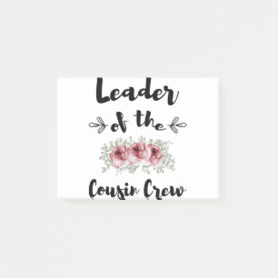 Post-it® Chef de la Tribu des Cousins T-shirt drôle de Cous