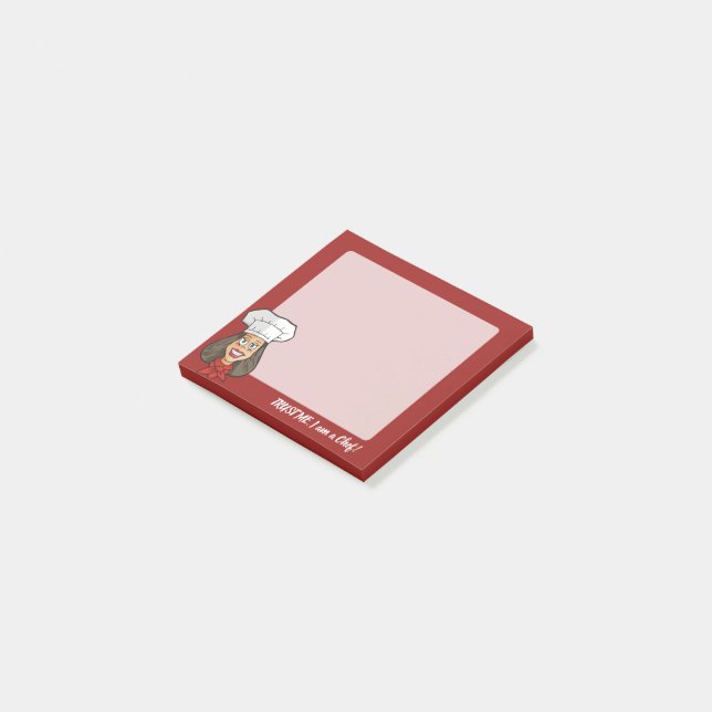 Post-it® Chef femme (Incliné)