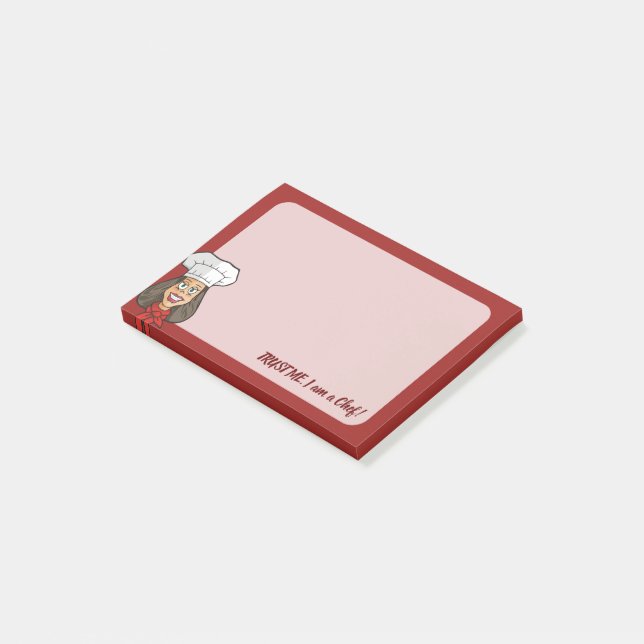 Post-it® Chef femme (Incliné)