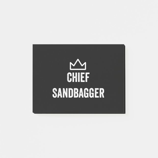 Post-it® Chef Sandbagger Golf mème Bjj Chess Sandbag (Devant)
