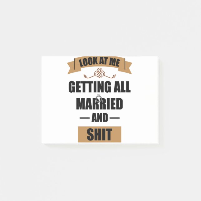 Post-it® Chemise de demoiselle d'honneur Soirée enterrement (Devant)