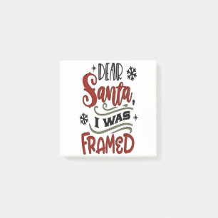 Post-it® Cher Père Noël, j'ai été encadré Noël