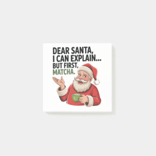Post-it® Cher Père Noël, Je Peux Expliquer Mais D'Abord Mat