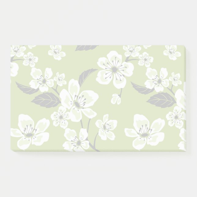 POST-IT® CHERRY BLOSSOM - SAKURA (MATCHA GREEN) (Devant)