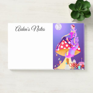 Post-it® Cheshire Chat sur Mushroom Wonderland