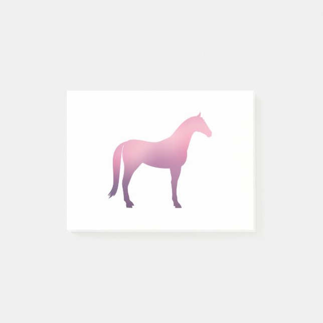Post-it® Cheval - 2 - Rose (Devant)