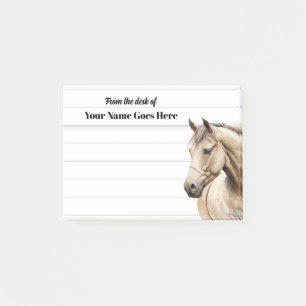 Post-it® Cheval aquarelle western bordé bureau note supérie