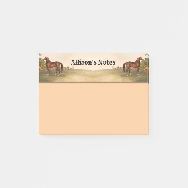 Post-it® Cheval Brown (Devant)
