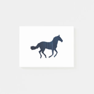 Post-it® Cheval - Course - Bleu foncé
