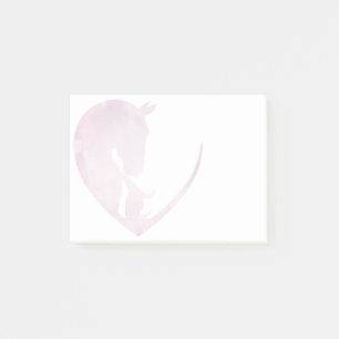 Post-it® Cheval en Coeur - Rose