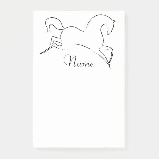 Post-it® Cheval sauvage Thunder_Cove (Devant)