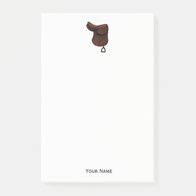 Post-it® Chevaux - Preppy Equestrio couleur de selle (Devant)