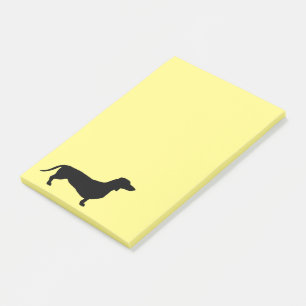 Post-it® Cheveux courts Dachshund - Silhouette 1